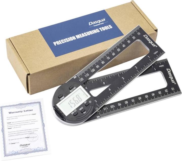 Actual product image Dasqua 1804-6771 Digital protractor for mitre saws 280 mm 360 ° 1 pc.