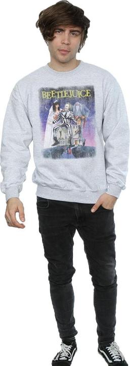 Produktbild Beetlejuice Distressed Poster Sweatshirt aus Baumwolle (S)