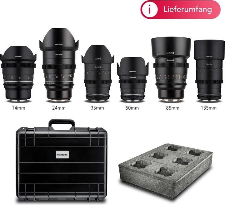 Image du produit Samyang 24mm T1.5 MK2 Nikon F (Nikon F, Micro Four Thirds, APS-C / DX, Plein format)