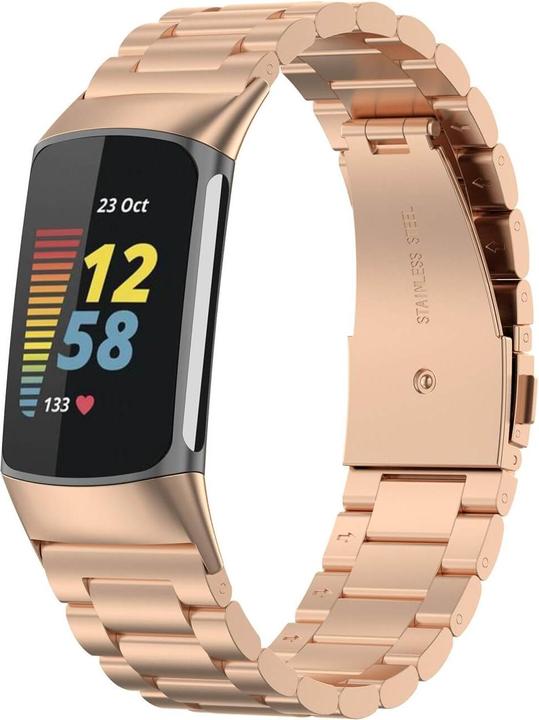 Cover-Discount Fitbit Charge 6 - Stainless steel bracelet meshes (Stainless steel)