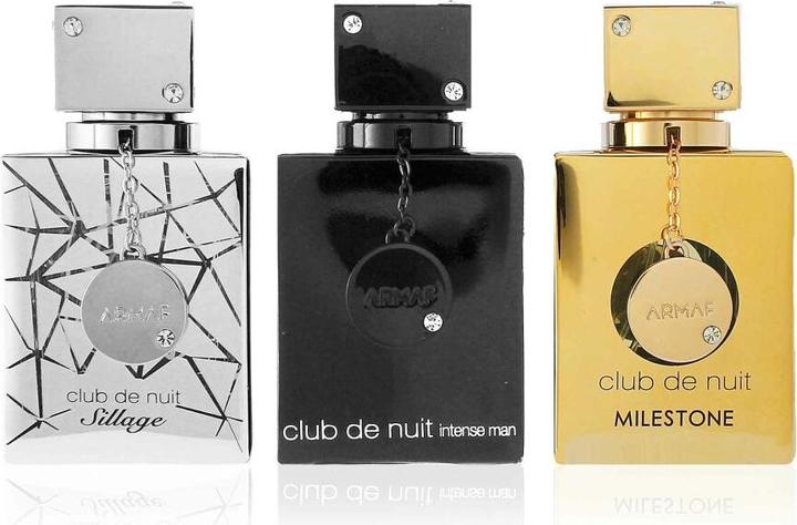 Produktbild Armaf Club De Nuit Intense Man + Sillage + Milestone 30 ml perfume set (Eau de Parfum, 30 ml)