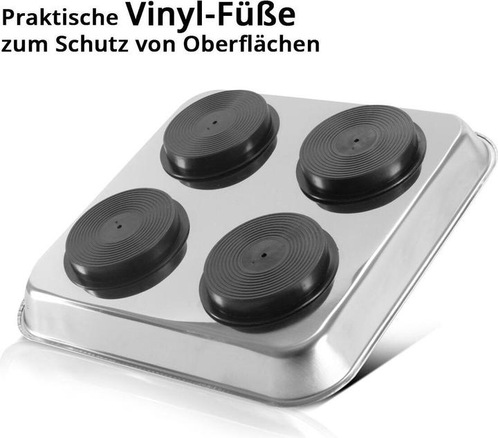 Actual product image Stahlwerk Magnetic tray MS-30 ST set of 3 270 x 292 x 30mm Magnetic disc adhesive tray (3 x)