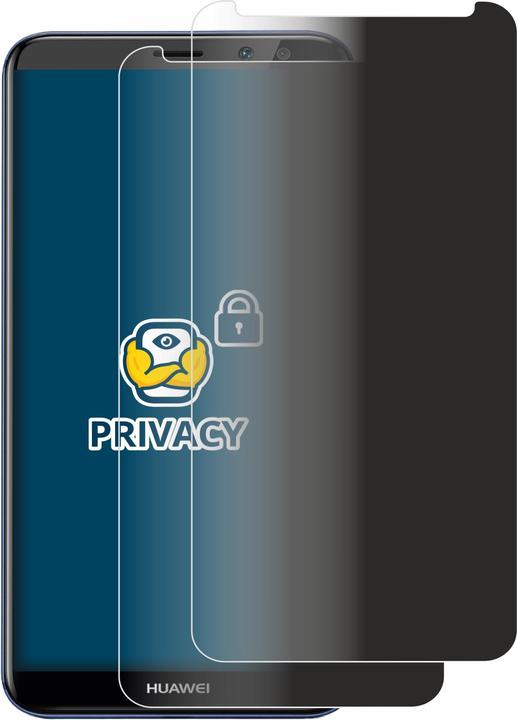 Productafbeelding BROTECT Anti-spionnetje privacyfolie Beschermfolie tegen blauw licht (2 Stuk, Huawei Mate 10 Lite)