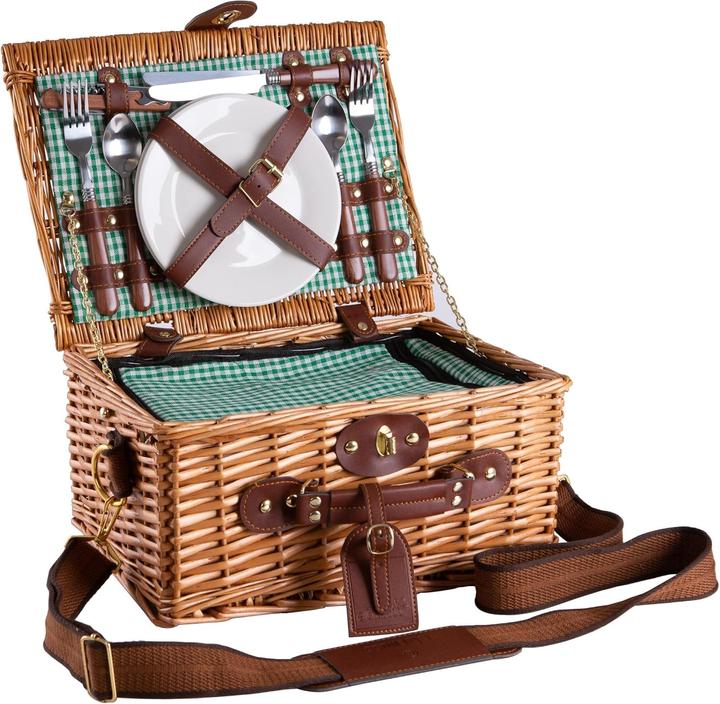 Actual product image EGenuss Picknickkorb mit abnehmbarem Schultergurt