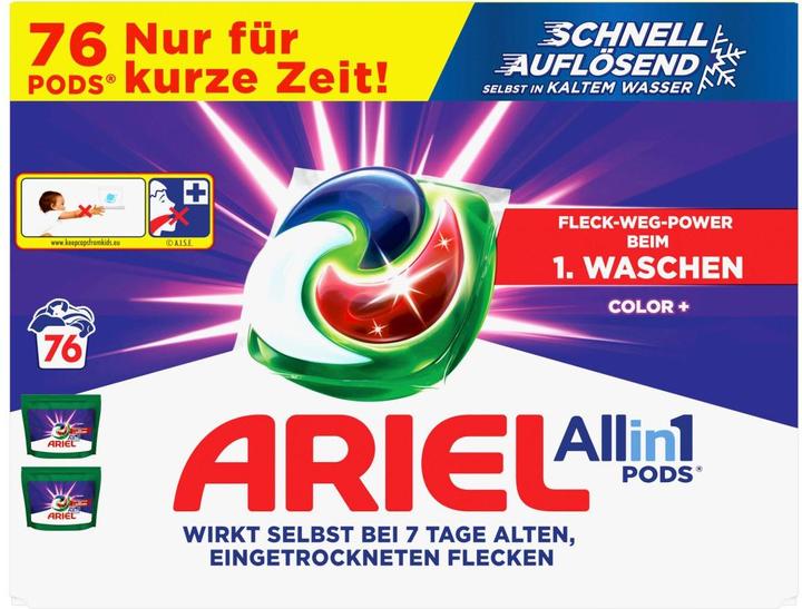 Productafbeelding Ariel All-in-1 (76 Wascycli, Pods)
