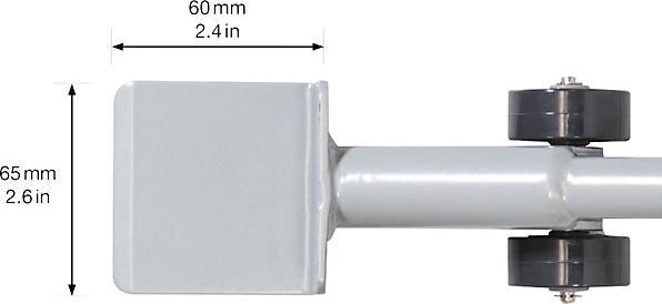 Actual product image Wagner System Furniture lifter, LIFTER L, silver.
