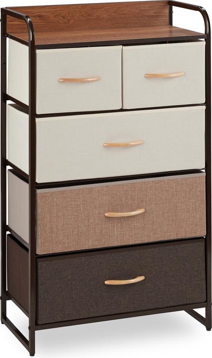 Relaxdays Schubladenschrank (58 x 31,5 x 100 cm)