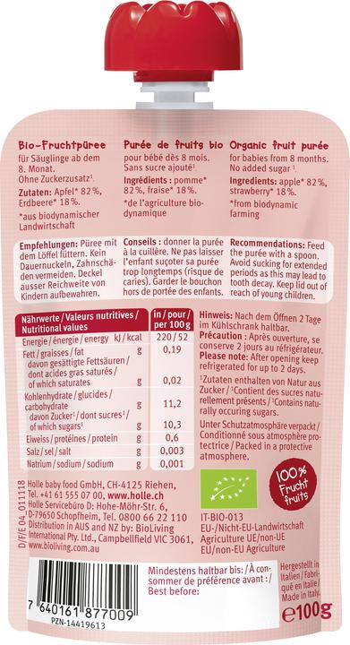 Image du produit Holle Pouchy (100 g)