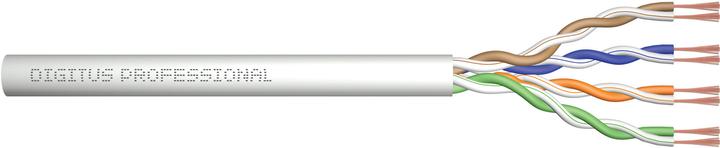 Digitus CAT 6A U-UTP Raw Patch Cable Lang 100 m Box AWG 26/7 LSZH Simplex Kleur Grijs (U/UTP, CAT6a, 100 m)