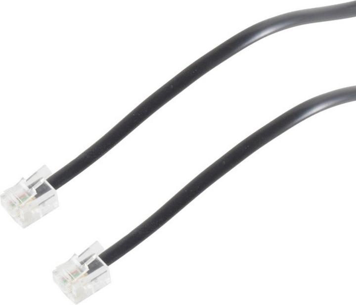 Image du produit Shiverpeaks Câble de connexion 2x RJ11 6p4c (1:1) 1,5m sw (seulement comme VF de 5) (TC 70083-1,5)