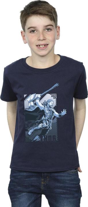 Actual product image Boys Thor Love And Thunder Attack T-Shirt (140, 146)