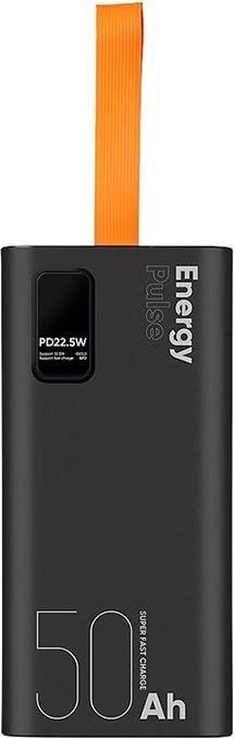 Actual product image Obal:Me EnergyPulse Powerbank 50000mAh 22.5W Black (50000 mAh, 22.50 W, 23 Wh)