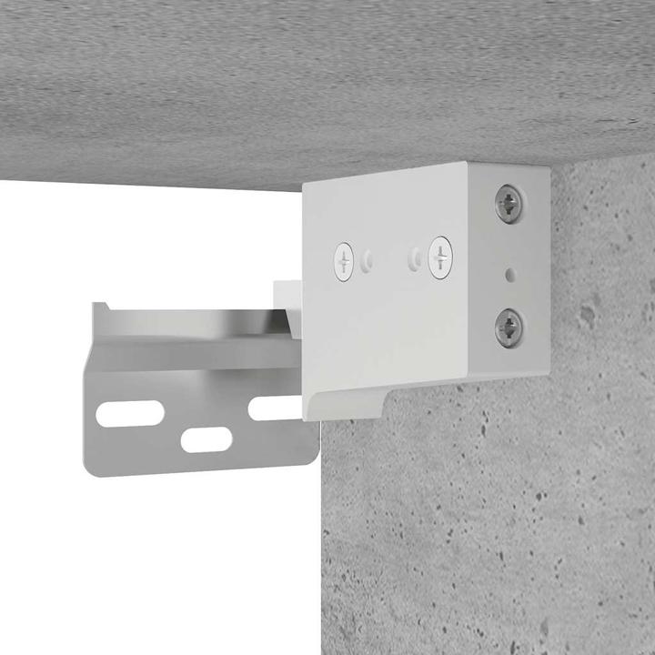 Produktbild VidaXL Bad-Spiegelschrank Betongrau 80x20,5x64 cm Holzwerkstoff (80 x 20.5 x 64 cm)