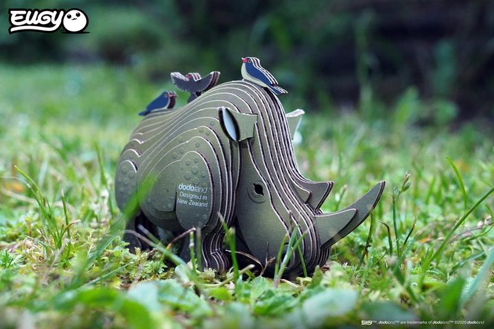 Produktbild Eugy Nashorn - 3D Karton Figuren Modellbausatz