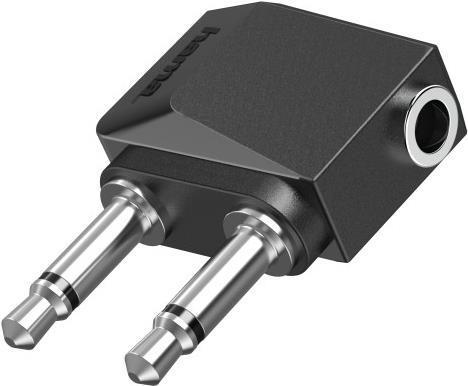 Produktbild Hama Audio-Adapter, 2x 3,5-mm-Klinken-St. Mono - 3,5-mm-Klinken-Kuppl. Stereo