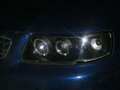 Actual product image Sonar Clothing Audi A3 - Angel Eyes Headlights (Monobloc)