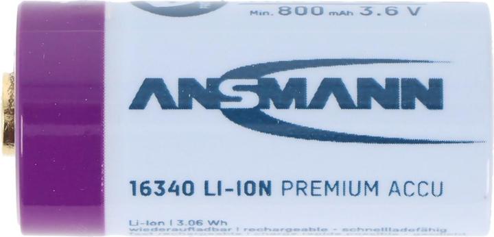Actual product image Ansmann Battery 16340 850mAh 1 pc. (1 pcs., C, 850 mAh)