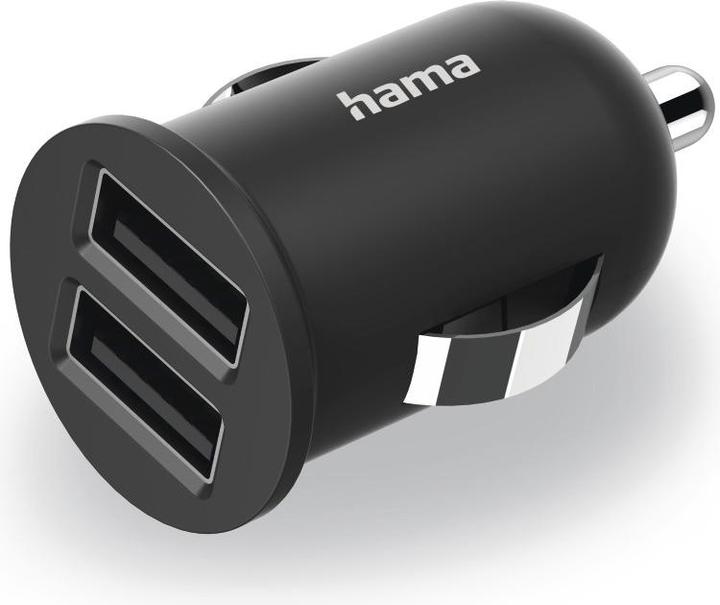 Actual product image Hama Car charger, 2-fold USB, 2.4 A