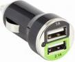 Image du produit Sbox CC-221B Chargeur de voiture double USB CC-221B blackberry black