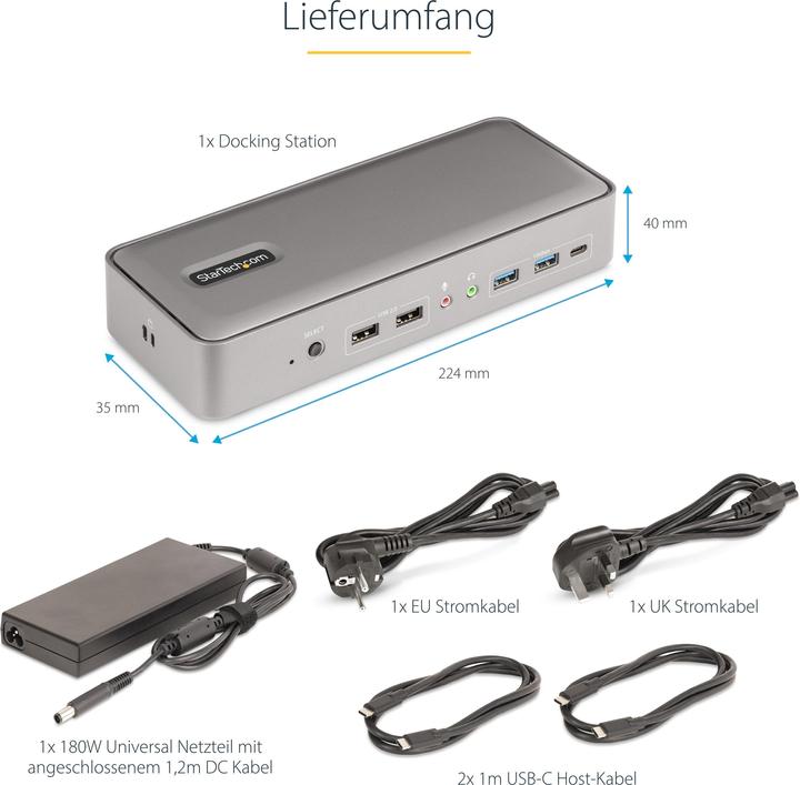 Produktbild StarTech 129UE-USBC-KVM-DOCK