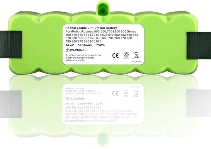 Produktbild Acconic Akku 5200mAh f. Roomba iRobot 660 665 670 671 675 696 681 790 866 886 896 Scooba 450