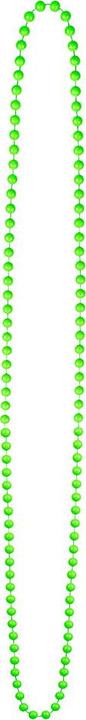 Actual product image Boland 4 Colorful Candy Necklaces: 80s Disco Accessories (100% ABS)
