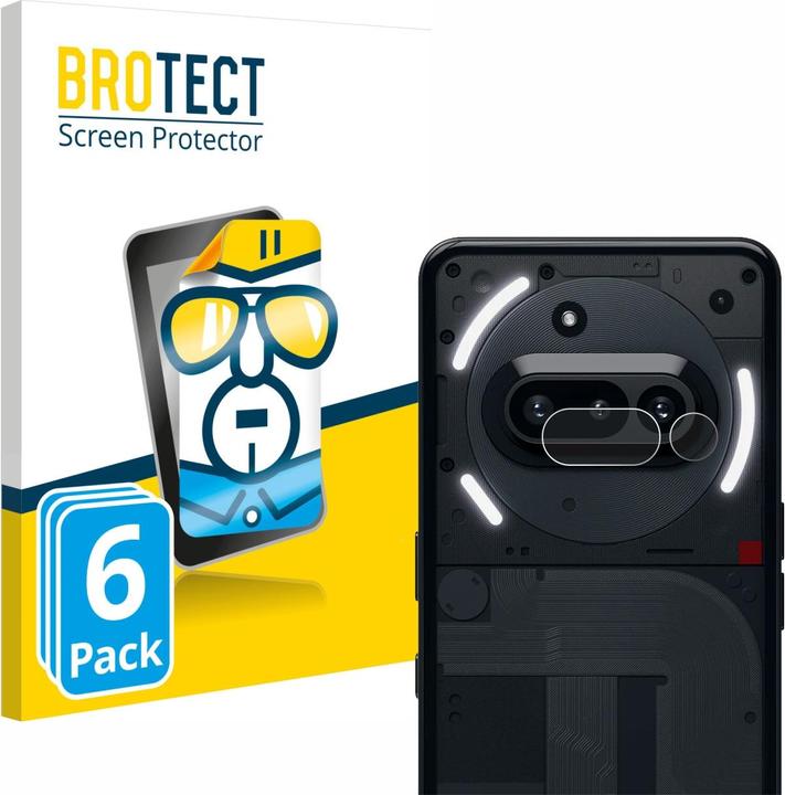 Produktbild BROTECT Schutzfolie Displayschutz Displayschutzfolie Folie Klar Transparent (6 Stück, Nothing Phone (3a) Pro)