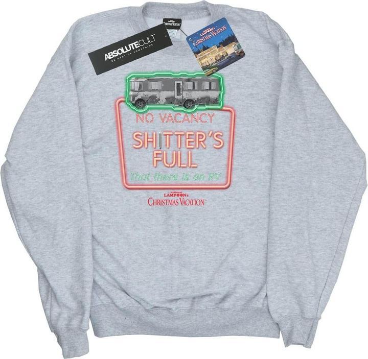 Produktbild National Lampoon´s Vacation National Lampoon's Christmas Vacation Greyscale No Vacancy Sweatshirt (3XL)