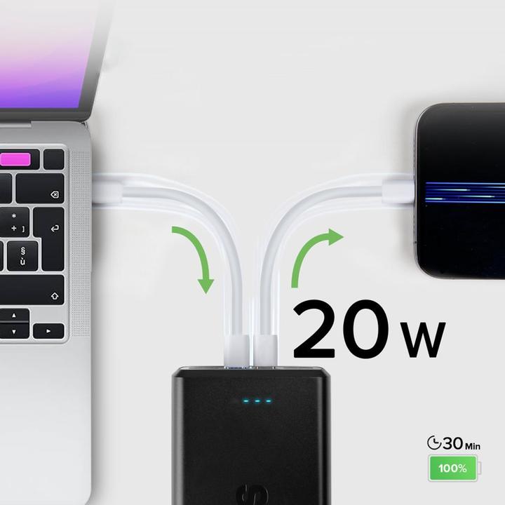 Actual product image SBS Power Bank (30000 mAh, 20 W, 111 Wh)