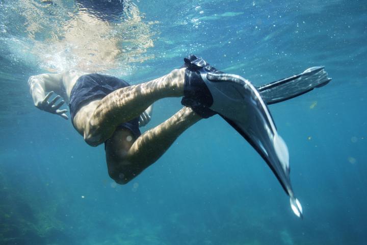Produktbild Bestway Hydro-Pro BlackSea Snorkel & Fin Set, Adult, Half face mask, Tempered glass, Assorted colour