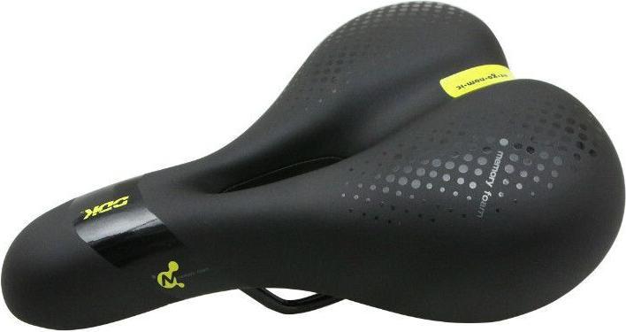 Produktbild Ergonomic City-Sattel aus schwarzem Elastomer mit Formgedächtnis und zentralem Loch