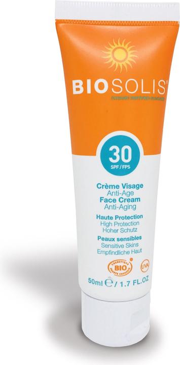 Produktbild Biosolis Sonnencrème Gesicht (Sonnencreme Gesicht, SPF 30, 50 ml)