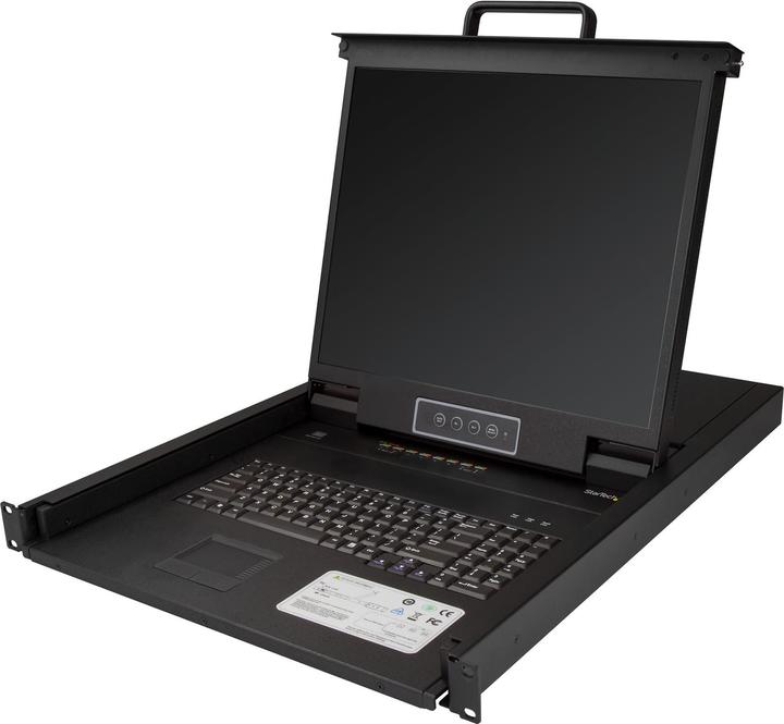 Digitus Modulare Konsole mit 17 TFT48,3cm 8Port KVM Touch 8 x HDMI, HD Auflösung, GE Tastatur