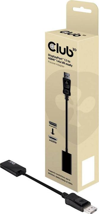 Actual product image Club 3D DisplayPort – HDMI (0.20 m, HDMI, DisplayPort)