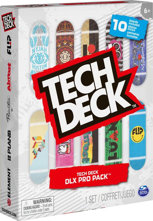 Produktbild Spin Master Tech Deck - DLX Pro Fingerboard 10er-Set