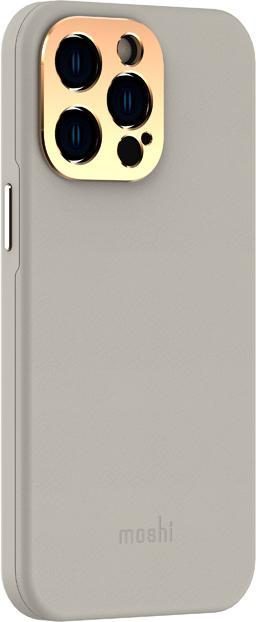 Image du produit Moshi Napa Slim MagSafe - Skórzane etui iPhone 14 Pro Max (Serene Gray) (Apple iPhone 14 Pro Max)