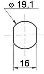 Actual product image Rohner Closure cylinder (Locking cylinder)