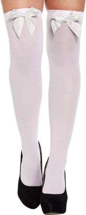Immagine prodotto Henbrandt Weisse Overknees mit weisser Schleife