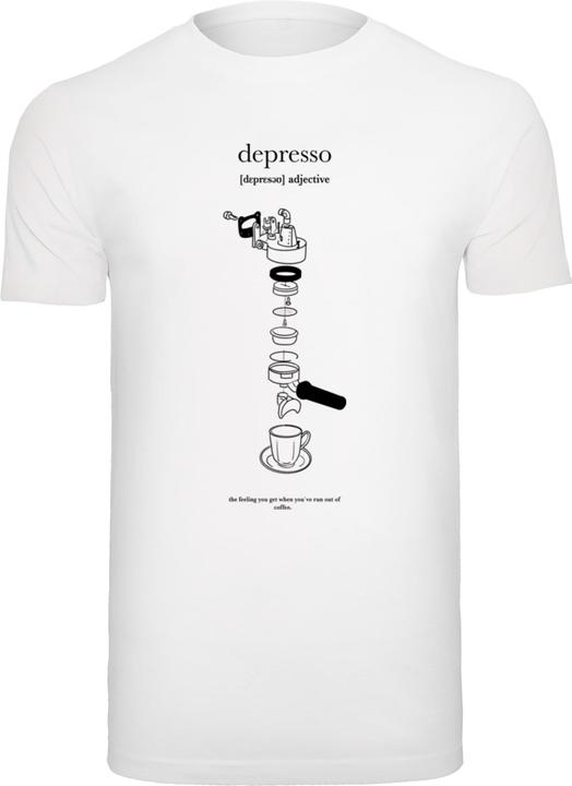 Produktbild Mister Tee MisterTee Depresso T-Shirt Round Neck - 174663 (L)
