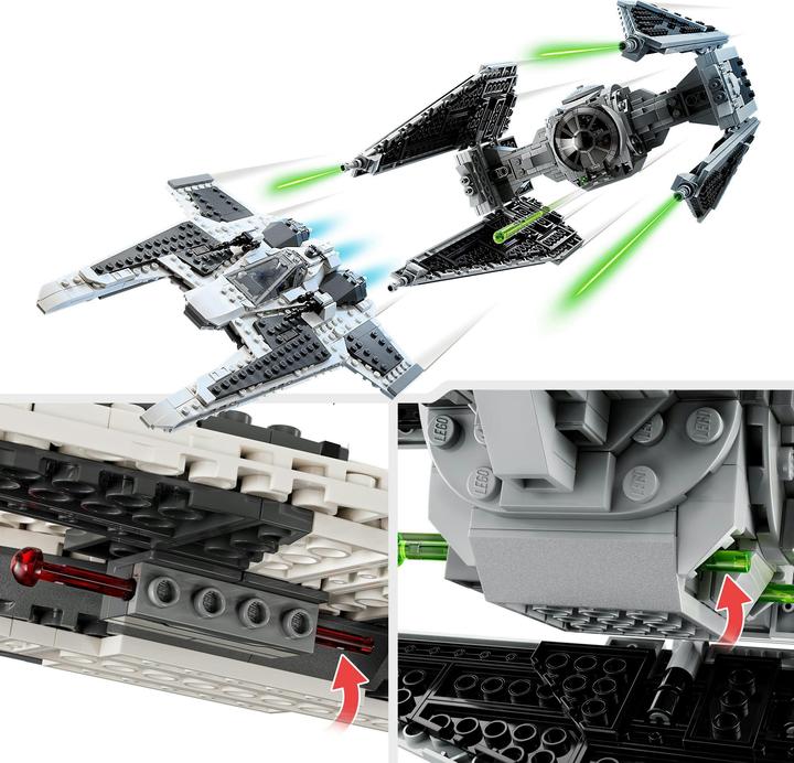 Produktbild LEGO Mandalorian Fang Fighter vs. Tie Interceptor (75348, LEGO Star Wars)