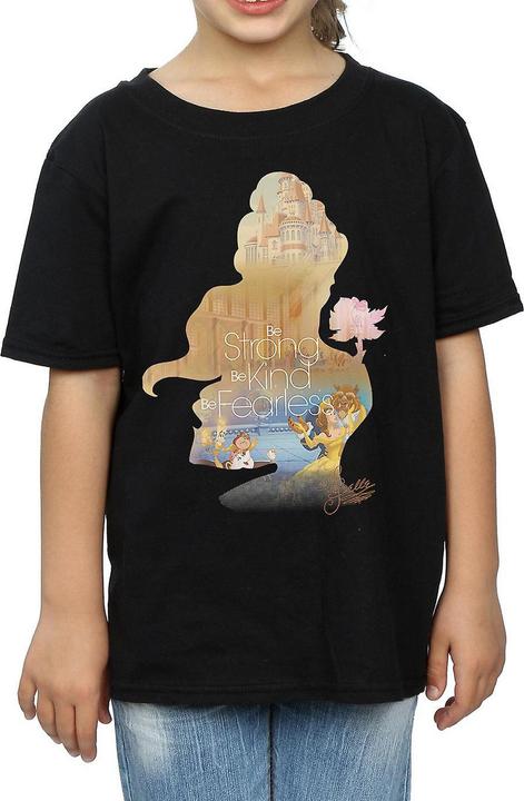 Produktbild Beauty And The Beast Mädchen Belle Silhouette TShirt aus Baumwolle (116)