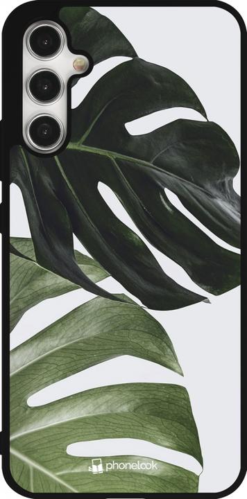 Produktbild PhoneLook Hülle Silikon schwarz Monstera Plant (Samsung Galaxy A34 5G)