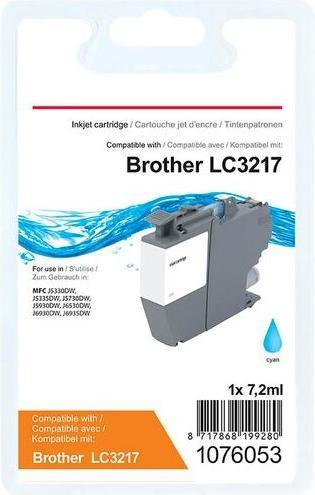 Actual product image Office Depot Ink cartridge LC-3217C Compatible LC-3217C Cyan