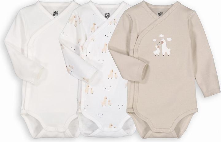 Image du produit La Redoute Collections Lot de 3 bodies premier âge (50)