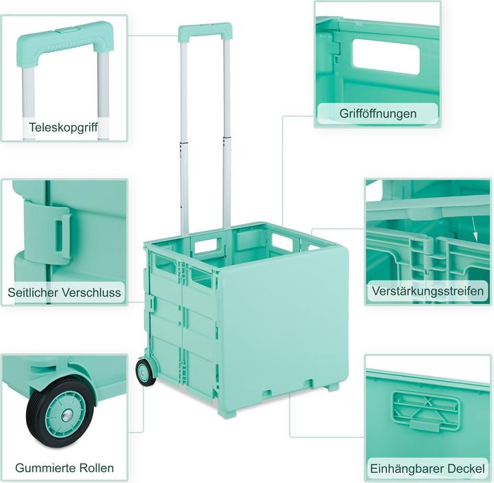 Image du produit Relaxdays Chariot-de-courses