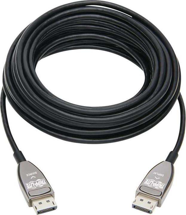 Produktbild Eaton DisplayPort Active Optical Cable AOC 8K 60 Hz M/M CL3 Rated Latching Connectors Blac (20 m, DisplayPort)