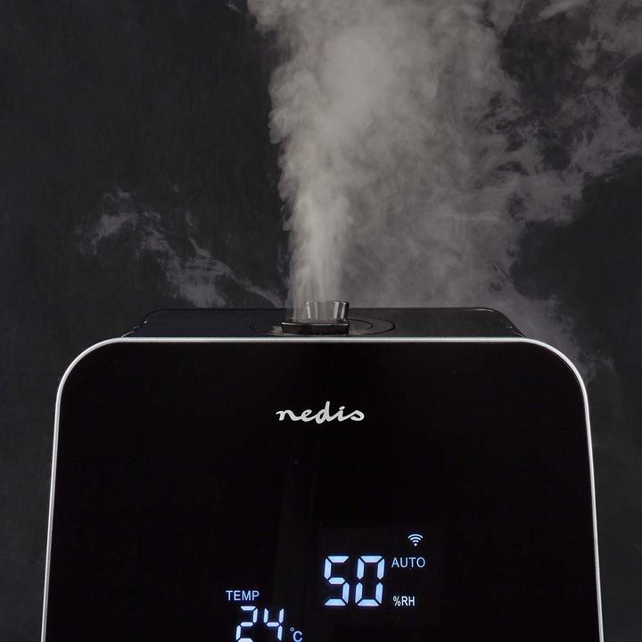 Image du produit Nedis SmartLife Humidificateur | 30 W | Avec brume fraîche et chaude | 5.5 l | Hygromètre | Minuterie | F