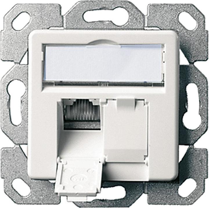Immagine prodotto Telegärtner Scatola di giunzione AMJ45 8/8 K Up/50 Cat.6A bianco perlato RAL 1013, 2xRJ45
