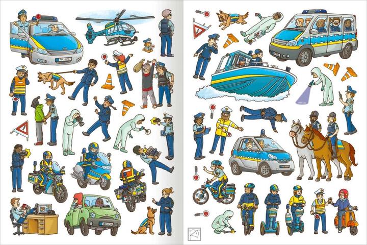 Actual product image My Police and Fire Brigade Sticker Book