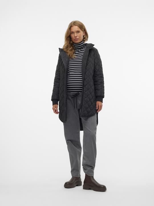 Actual product image Mamalicious Round neck Ribbed cuffs Quilted jacket Jacket (M)